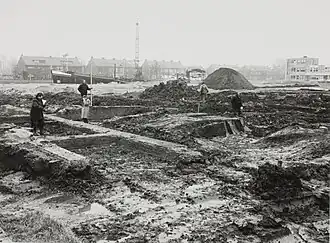 Archeologische opgraving in 1989