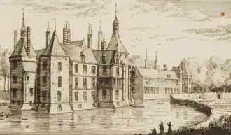 Huis Buren door Abraham Rademaker.