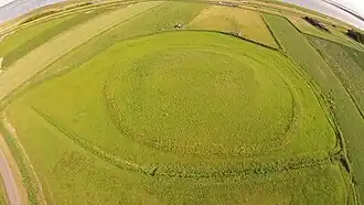 Spreeuwenstein vanuit de lucht