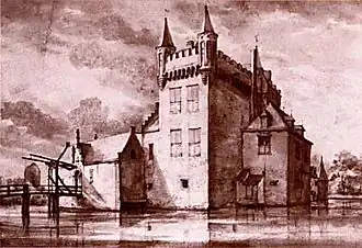 Kasteel in 1646/47 door Roelant Roghman