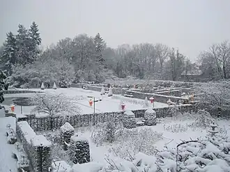 De kasteeltuinen in de winter (2010)