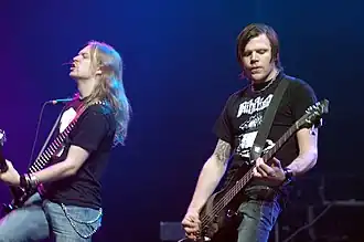 Katatonia: Anders Nyström en Mattias Norrman in Polen (2005)