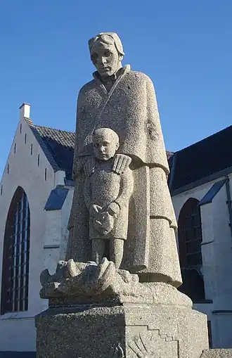 Vissersweduwe met zoon (1930)