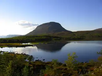 Saana aan het Tsahkaljärvi-meer
