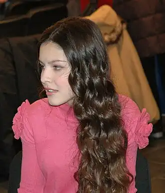 Jekaterina Rjabova tijdens het Junior Eurovisiesongfestival 2011