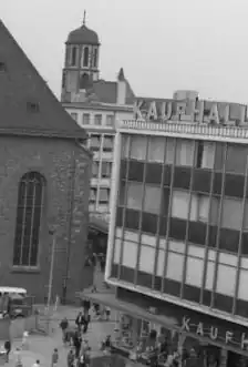 Kaufhalle-flilaal in Frankfurt in 1966