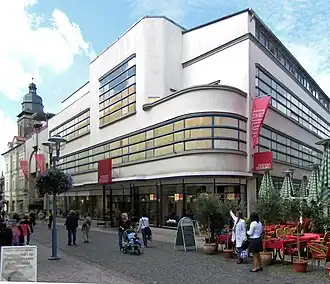 Het voormalige filiaal van Joh in Gotha