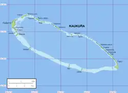 Detailkaart van het atol