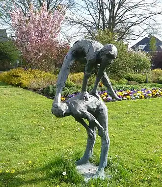 Beeld van Kees Verkade in Heemstede (1968)