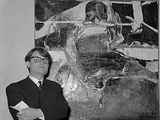 Kees van Bohemen ontvangt de Wedgwoodprijs (1966)