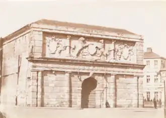 Keizerspoort voor de sloop in de jaren 1860