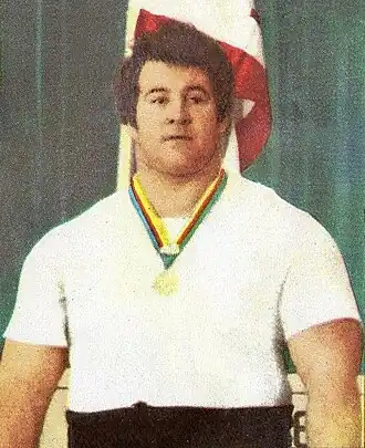 Ken Patera in 1972, 147 kg zwaar (Olympische Spelen)