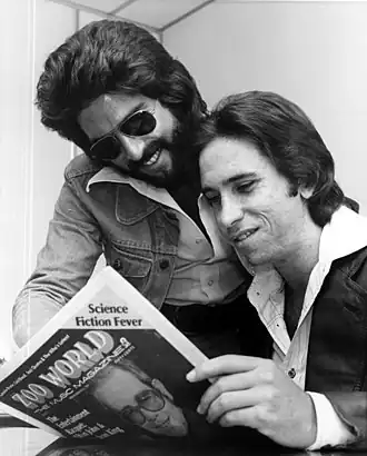 Kenny Loggins en Jim Messina, in 1973 in Fort Lauderdale, Florida