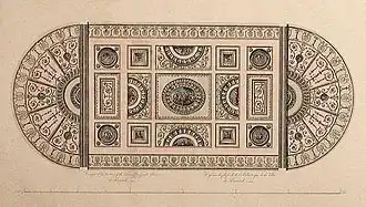 Plafondontwerp voor de bibliotheek van Kenwood House