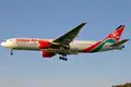 Een Boeing 777-200ER van Kenya Airways