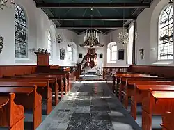 Interieur van de kerk