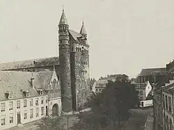Het plein omstreeks 1900