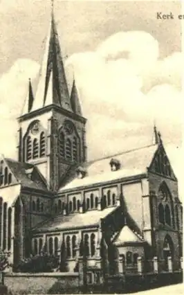 Verdwenen kerk (foto 1911)