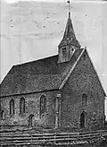 Kerk van Zweeloo omstreeks 1892 (west- en noordzijde)