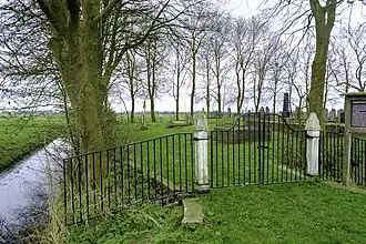 Ingang van het kerkhof