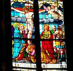 Detail van een kerkraam