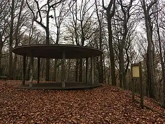 Schuilgebouw "De Tempel" in het Hambos