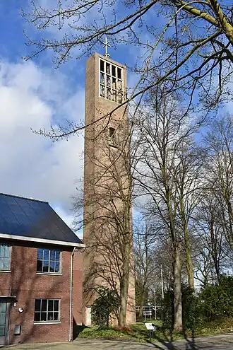 Toren voormalige Lourdeskerk