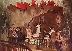 Kerststal door en voor de kinderen van de medewerkers (1905)