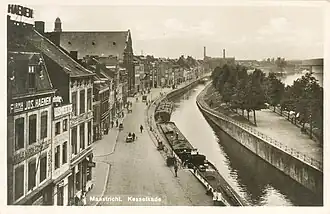 Kanaal Luik-Maastricht bij de Kesselskade, 1926-30