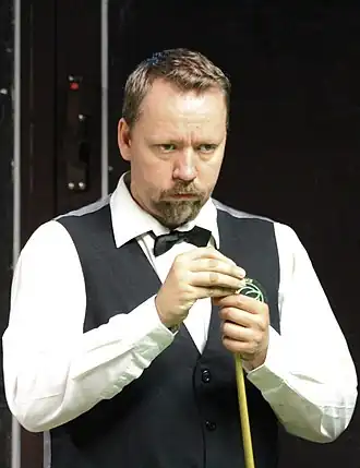 Kevin Van Hove op de Paul Hunter Classic in 2018