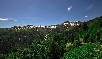 Chino berg (2598 m) in Adzjarië.