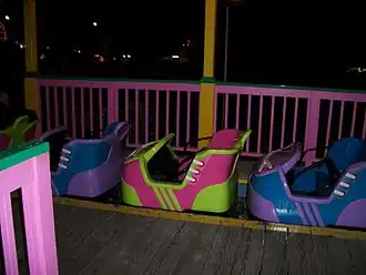 De achtbaantrein in 2011