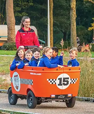 Vervoer van kinderen met een Stint, 2017