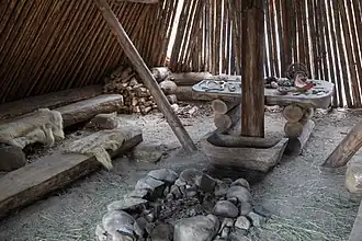 reconstructie in Kierikki