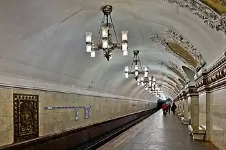 Het perron van lijn 3