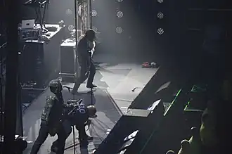 King 810 live in Capital FM Arena Nottingham als suport act tijdens de Prepare For Hell tour van Slipknot.