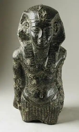 Beeld van graniet van farao Neferhotep II (1695-1692 v. Chr.), LACMA