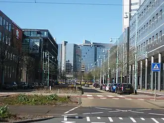 Kingsfordweg gezien naar het noorden in 2015