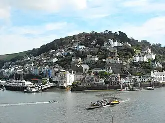 De Kingswear-heuvel.