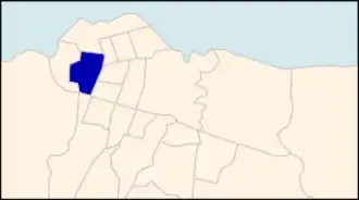 Kaart van Bandalungwa