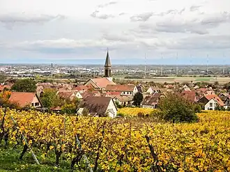 Gezicht op Kintzheim