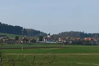 Zicht op Kirchlindach
