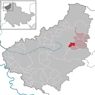 Kaart van Kirchworbis