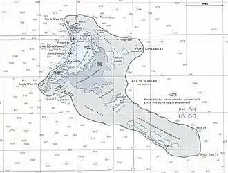 Kaart van Kiritimati