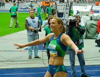 Kisten Bolm op de ISTAF in Berlijn, 2006.