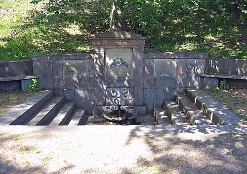 Kirsten Piil's bron, het water is nog altijd drinkbaar