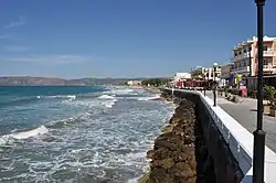 De Zeedijkpromenade vanuit het westen gezien