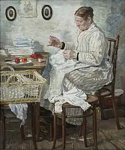 De huisnaaister (1913), collectie Stedelijk Museum Amsterdam.
