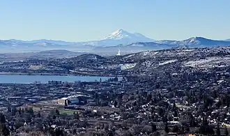 Uitzicht op Klamath Falls
