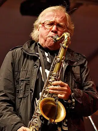 Klaus Doldinger tijdens het Offside Festival van 2008